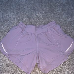 Lulu lemon shorts! Light lilac color!